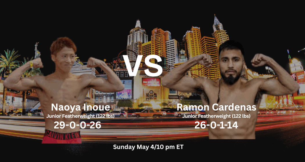 Naoya Inoue Set to Defend Undisputed Title Against Ramon Cardenas in Las Vegas