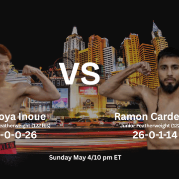 Naoya Inoue Set to Defend Undisputed Title Against Ramon Cardenas in Las Vegas